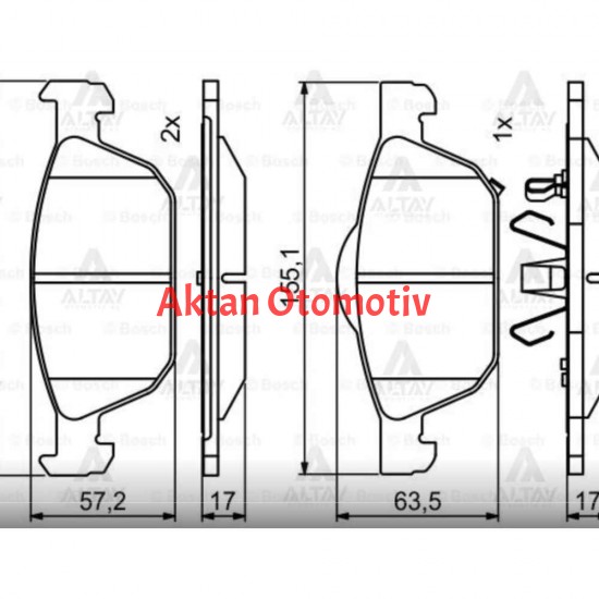 FREN BALATA CIVIC 12= HB ÖN