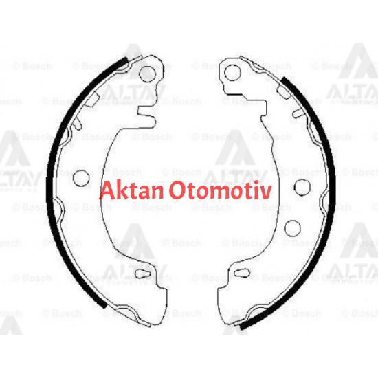FREN BALATA MEGANE I  95-03 LEVYELİ PABUÇ ARKA