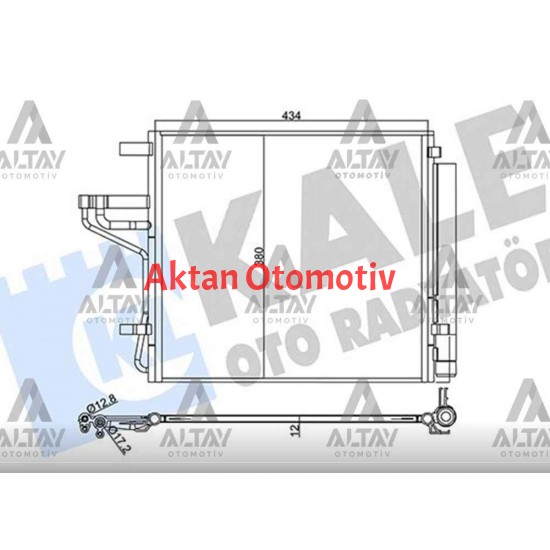 RADYATÖR KLİMA PİCANTO 17= 1.0-1.2 MPI