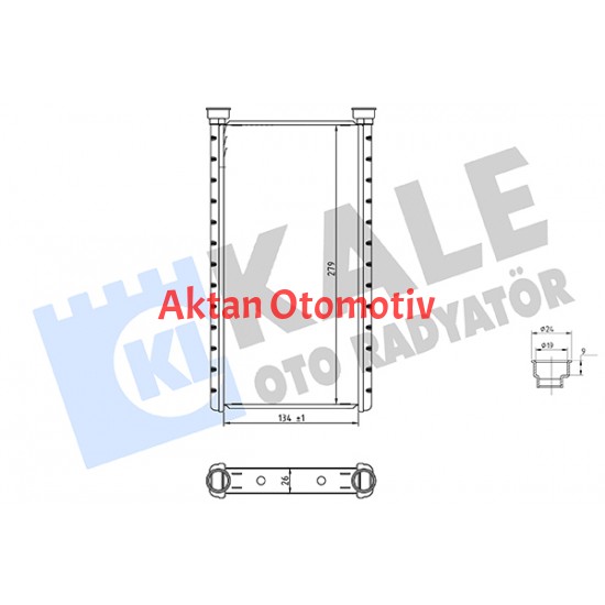 RADYATÖR KALORİFER A6 / A7 / A8 11-18 BRAZİNG