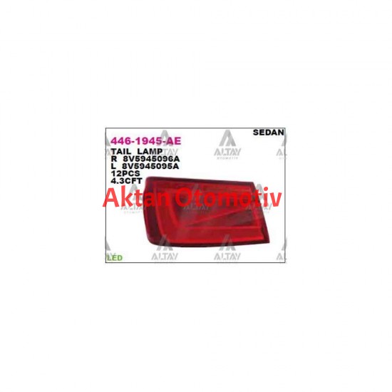 STOP LAMBASI A3 13= LEDLİ DIŞ SAĞ SEDAN