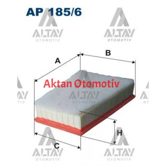 HAVA FİLTRESİ MEGAN II / FLUENCE / KANGO III / SCENIC II 07= 1.5 DCİ-1.6 16V SÜNGERLİ