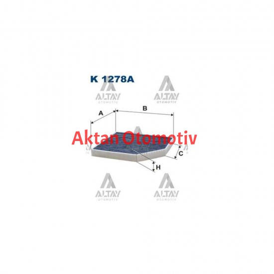 POLEN FİLTRESİ A4 / A5 / Q5 / MACAN 08-12 KARBONLU