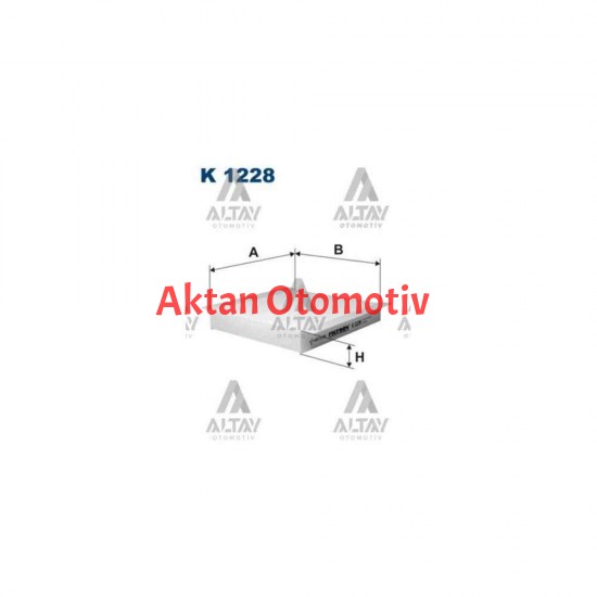 POLEN FİLTRESİ LİNEA / FIORINO / EGEA / DBY / BIPPER / COMBO / MEMO / SWIFT 07= KARBONSUZ