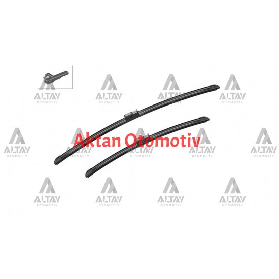 SİLECEK SÜPÜRGESİ TAKIM CADDY 04 15 / TOURAN 03-10 AEROTWIN A096S (600+450mm)