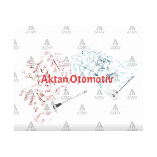SUPAP TAKIM NQR 86 ENG. 4HK1 16V (IN-8 ÖLÇÜ:37x8x130.6 / EX-8 ÖLÇÜ:37x8x130.2)