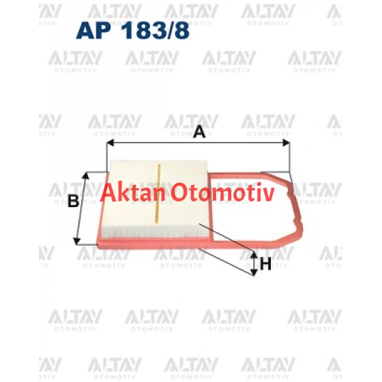 HAVA FİLTRESİ POLO / İBİZA 18= 1.0 CHYA-CHYB-CHZB (ÇANTA TİP)
