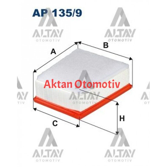 HAVA FİLTRESİ MEGAN IV / TALISMAN / ESPACE V 15= 1.5 DCİ-1.6 DCİ
