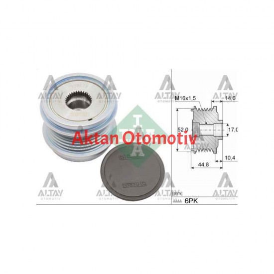 KASNAK ŞARJ DİNAMO GOLF7 / A3 / LEON / OCTAVİA 13= CLHA-CLHB-CRKB 1.6 TDİ