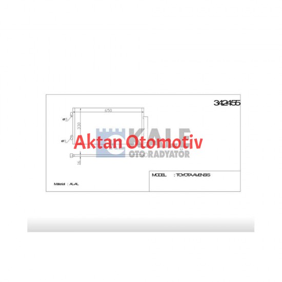 RADYATÖR KLİMA AVENSIS 98-00