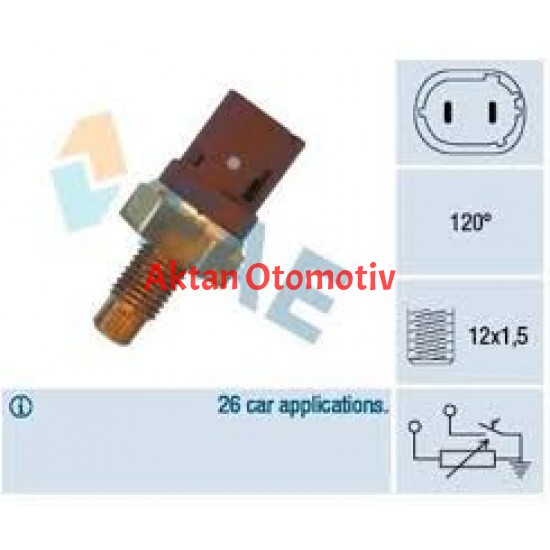 SENSÖR SOĞUTMA SIVI SICAKLIK LAGUNA 2.0 16V N7Q KAHVERENGİ 120°C