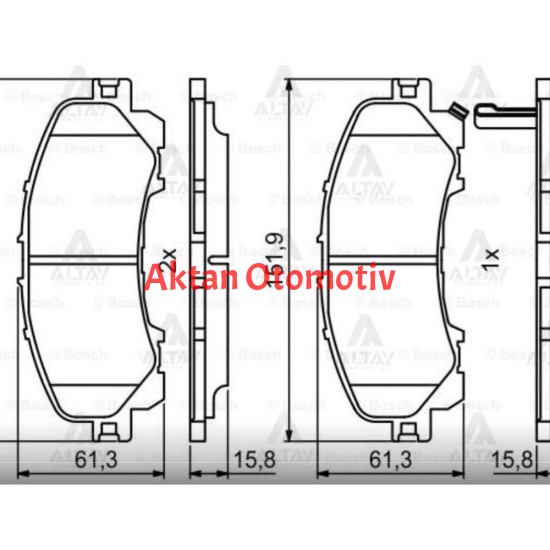 FREN BALATA NISSAN X-TRAIL 13= 1.6DCI-2.0DCI ÖN