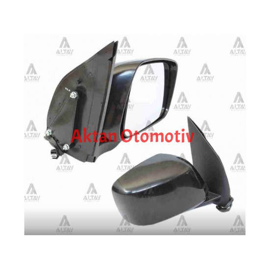 AYNA DIŞ DİKİZ PICKUP 06= NAVARA ELEKTRİKLİ SİYAH SAĞ