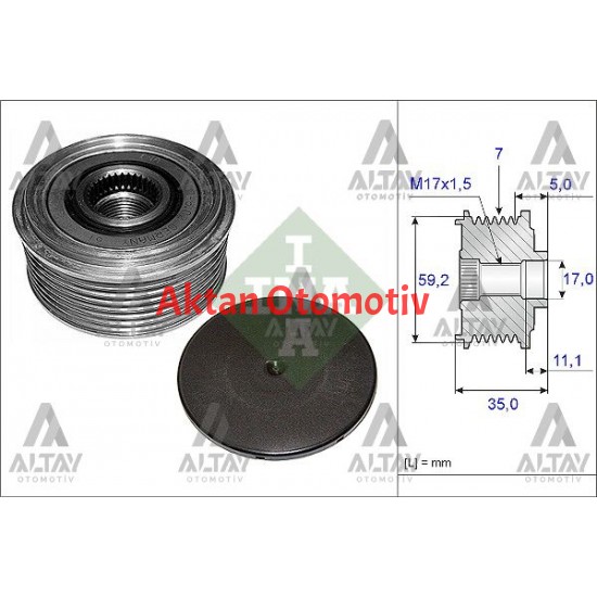 KASNAK ŞARJ DİNAMO TRANSİT V184 01-06 2.4 D