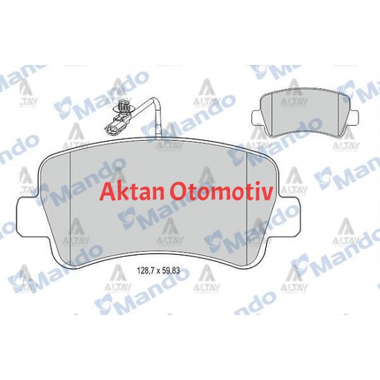FREN BALATA MASTER III 10= / MOVANO B 10= TEK TEKER ARKA