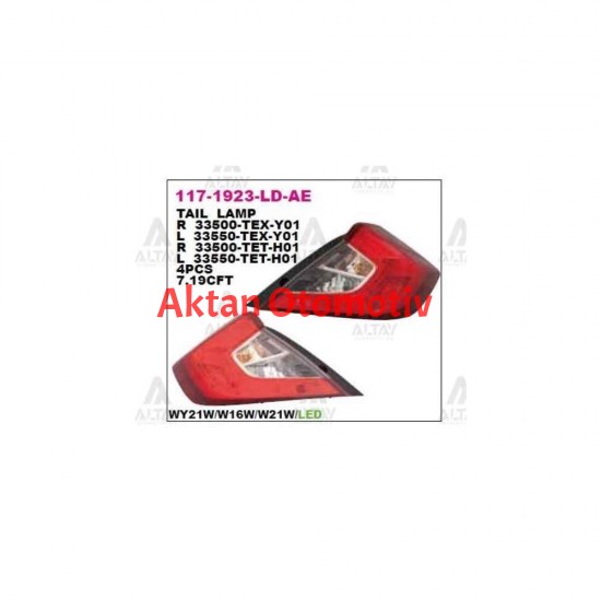 STOP LAMBASI CIVIC 16-21 SEDAN FC5 DIŞ SOL