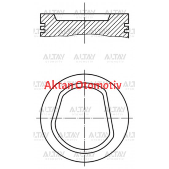 PİSTON SEGMANLI POLO / CORDOBA / FABİA 94-99 1.6 AEE-ALM-AEA STD