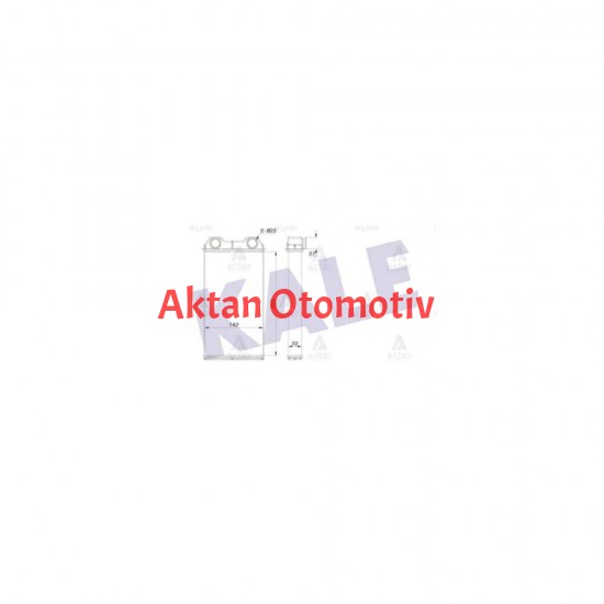 RADYATÖR KALORİFER TRAFIC II 01-14 / VIVARO 02-14 / BRAZING