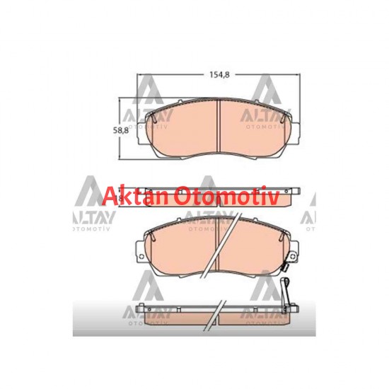 FREN BALATA CRV 07= / CRV 12= (YAY DELİKLİ) ÖN