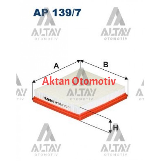 HAVA FİLTRESİ GOLF7 / TOLEDO / RAPİD / OCTAVIA 15= 1.6 CWVA