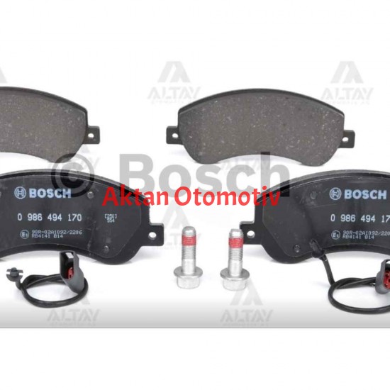 FREN BALATA TRANSIT V347 06-14 / AMAROK 10=  ARKADAN İTİŞLİ ÖN  FİŞLİ