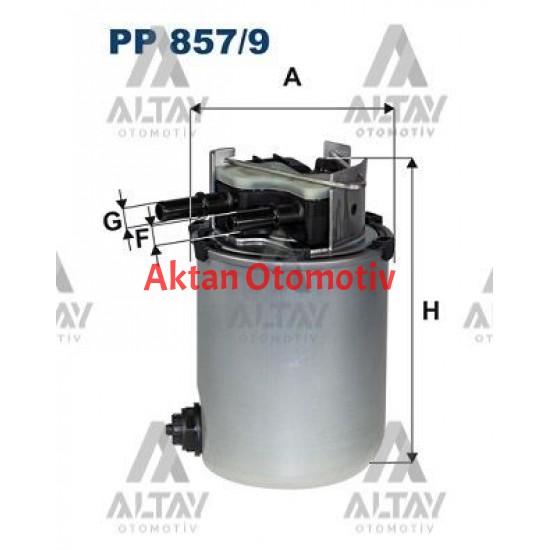 YAKIT FİLTRESİ (MAZOT) QASHQAI 14-18 / X-TRAIL 14= / R9M / K9K