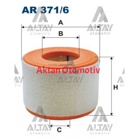 HAVA FILTRESI A6 12-15 2.0 TSI-2.0 TDI CDNB-CGLC-CMGB-CSUD-CSUE-CGLC (SILINDIR TIP)
