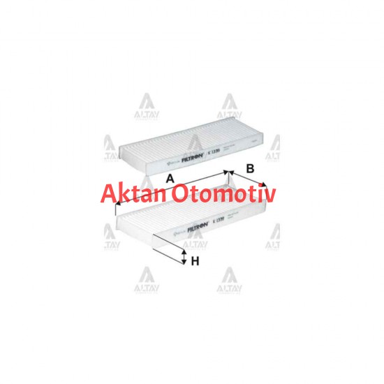 POLEN FİLTRESİ 301 / CELYSEE 12= ÇİFTLİ KARBONSUZ