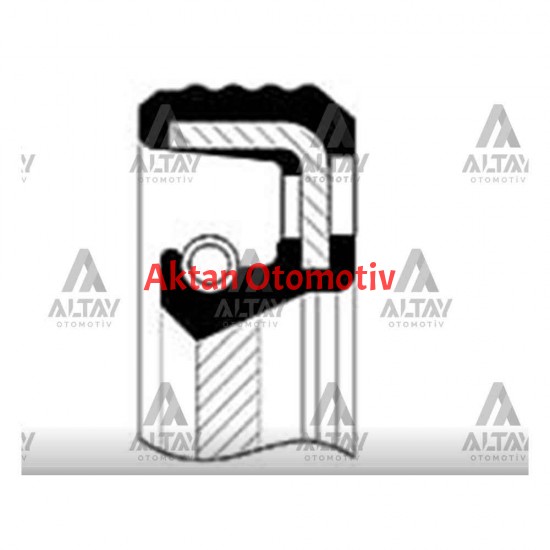 KEÇE KRANK R9 / R11 / KANGOO 1.9 ÖN (50X68X10)