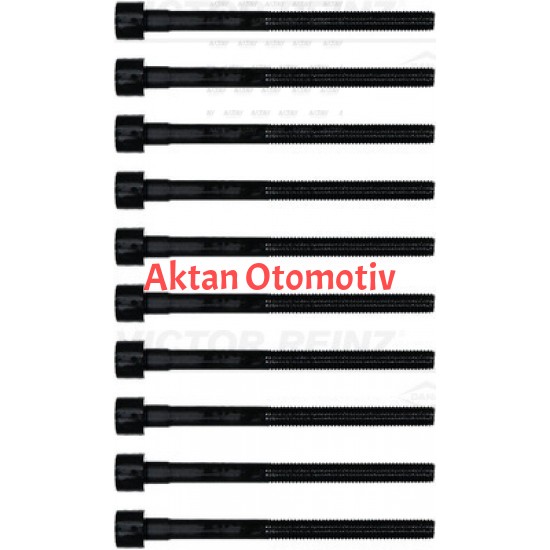 CİVATA SİLİNDİR KAPAK SAPLAMA TAKIM QASHQAI / JUKE / PULSAR 1.2 DIGT-HRA2DDT