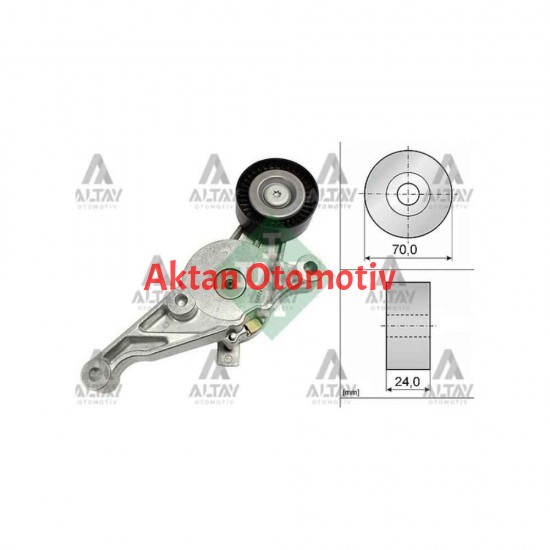 VANTİLATÖR GERGİSİ GOLF5 / CADDY / PASSAT / TRANSPORTER T5 / A3 / A4 06= AXB-BJB-BKC-BLS-BXE 1.9 TDİ KOMPLE