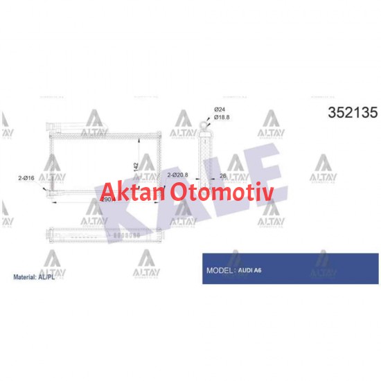 RADYATÖR KALORİFER A6 04-11 BRAZING