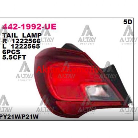 STOP LAMBASI DIŞ CORSA E 15= SOL