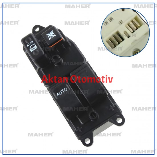 DÜĞME CAM AÇMA COROLLA 99-00 ÖN SOL ÇİFTLİ