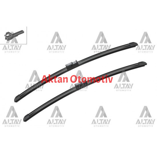 SİLECEK SÜPÜRGESİ TAKIM PASSAT 02-05 / SUPERB 02-05 ÇİFT DELİK 21+21 A925S (530mm+530mm)