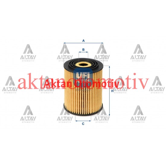 YAĞ FİLTRESİ EGEA 15= / 500X 14= / COOPER 01-06 1.4-1.6