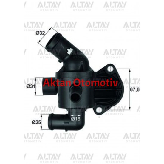 TERMOSTAT PASSAT / CADDY / TIGUAN / SUPERB 13-15 CFHC-CFFB-CFGB-CLCA-CLCB 2.0 TDI