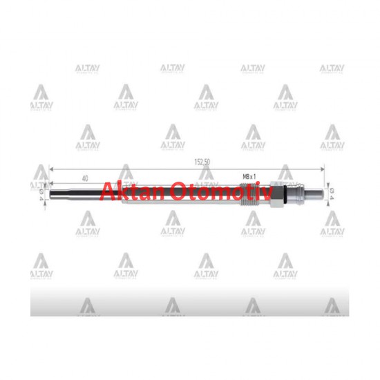 KIZDIRMA BUJİSİ (ISITMA) DUCATO 2.3 JTD / TATA XENON 2.2D LDICOR ÇİFT KABİN PICK UP 11V.