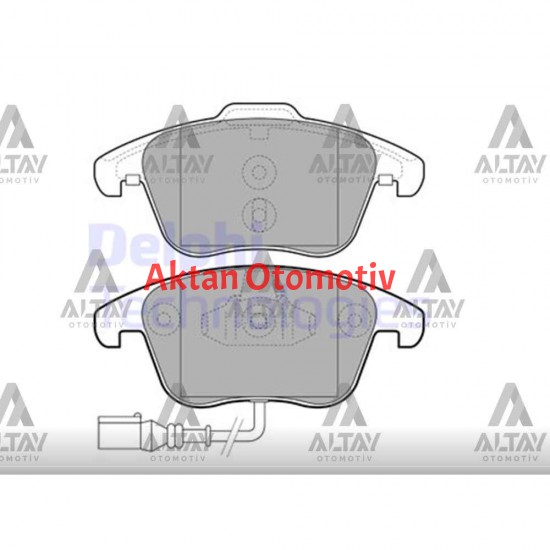 FREN BALATA Q3 11= / TIGUAN 07-16 (FİŞLİ 165mm) ÖN