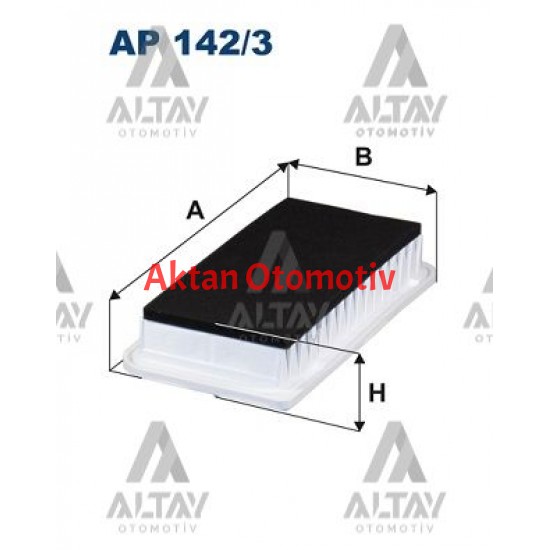 HAVA FİLTRESİ COROLLA 02-06 / AVENSIS 03= BENZ. / COROLLA VERSO 02-09 1.6