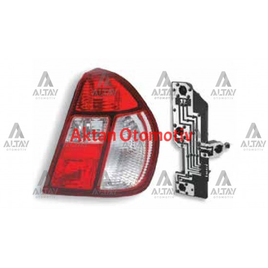 STOP LAMBASI CLIO SYMBOL 02= DUYLU BEYAZ SİNYALLİ SAĞ