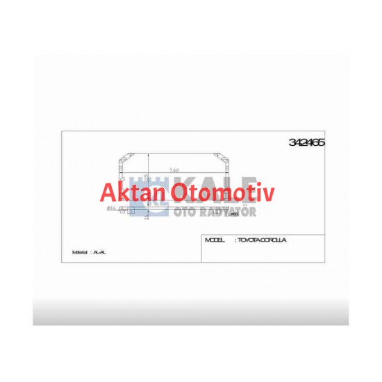 RADYATÖR KLİMA COROLLA 98-02
