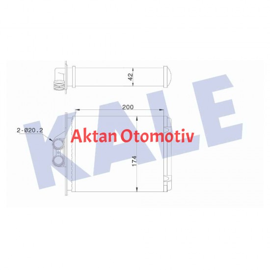 RADYATÖR KALORİFER VECTRA B 95-03 MEKANİK