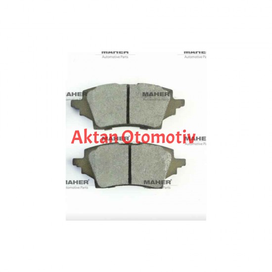 FREN BALATA COROLLA 19= HYBRID ARKA (ELEKTRONİK PARK FRENLİ)