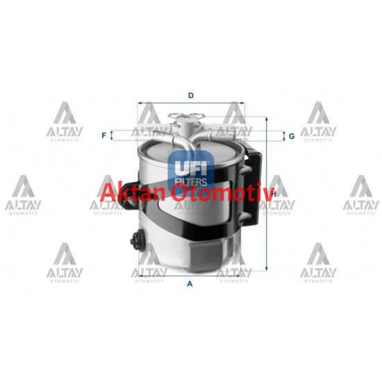 YAKIT FILTRESI (MAZOT) CLIO III / MEGANE II / SCENIC II 05= 1.5DCI-2.0DCI SENSÖRSÜZ OEM (ORİJİNAL EQUİPMENT MANUFACTURER)