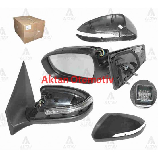 AYNA DIŞ DİKİZ I-20 15-18 ELEKTRİKLİ SİNYALLİ KATLANIR SOL