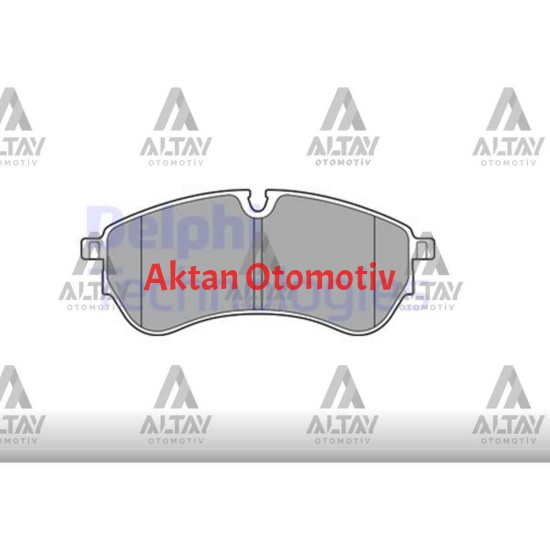 FREN BALATA CRAFTER =17 TEK TEKER ÖN / ÇİFT TEKER ARKA (UZUNLUK 163,6mm)