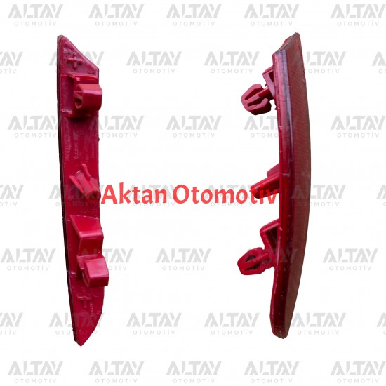 ARKA TAMPON REFLEKTORU SAG RENAULT CLIO V 23=(ORJINAL URUN NATURAL KUTU)