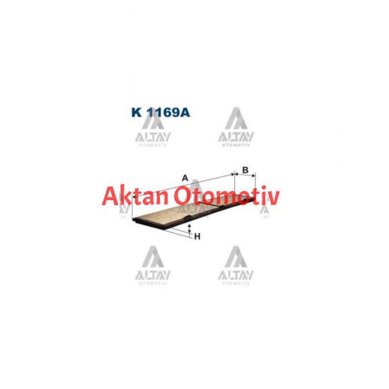 POLEN FİLTRESİ E81 / E82 / E87 / E87 LCI / E90 / E90 LCI / E91 / E91 LCI / E92 / E92 LCI / E93 / E93 LCI / X1 E84 05-15 KARBONLU