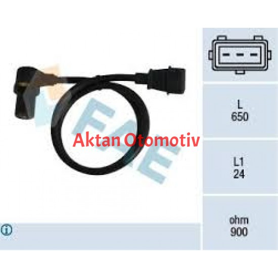 SENSÖR KRANK DEVİR TEMPRA / TIPO 1.4ie-1.6ie (KABLOSU 660mm)